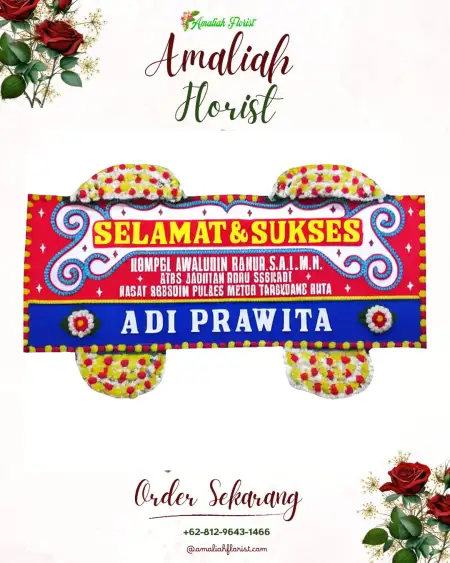 Papan Bunga Ucapan Selamat Ringin Sari